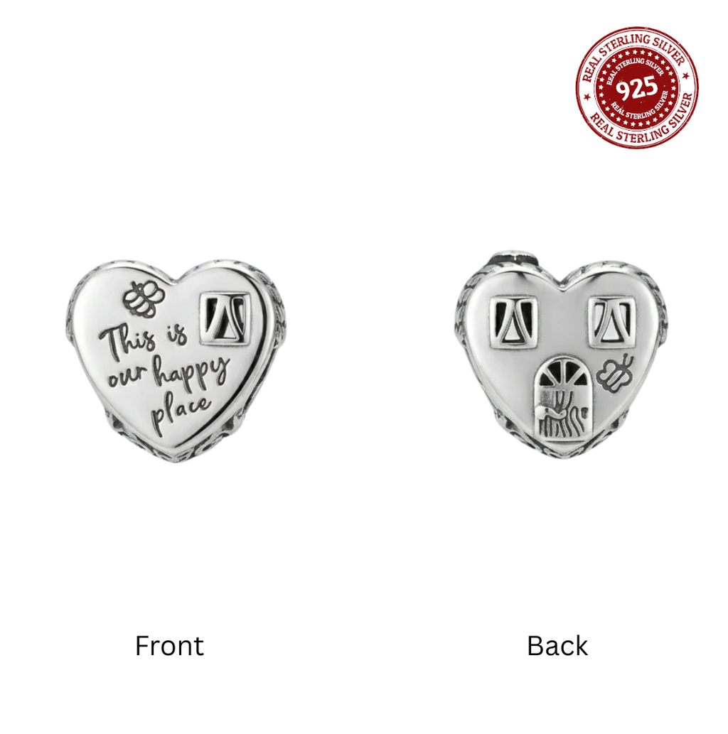 Happy Place Heart Charm