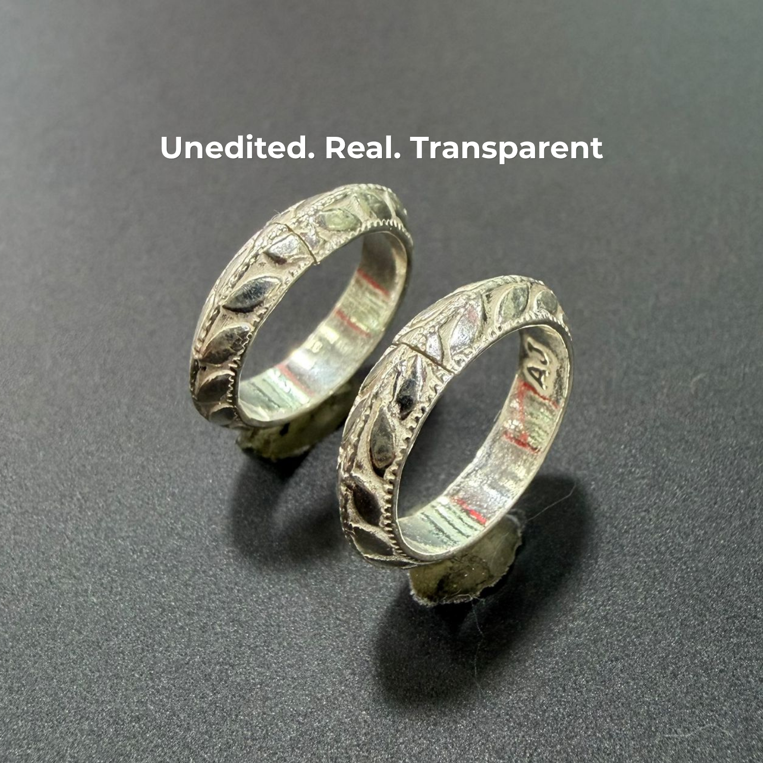 Traditional Carved Leaf 925 Silver Toe Ring