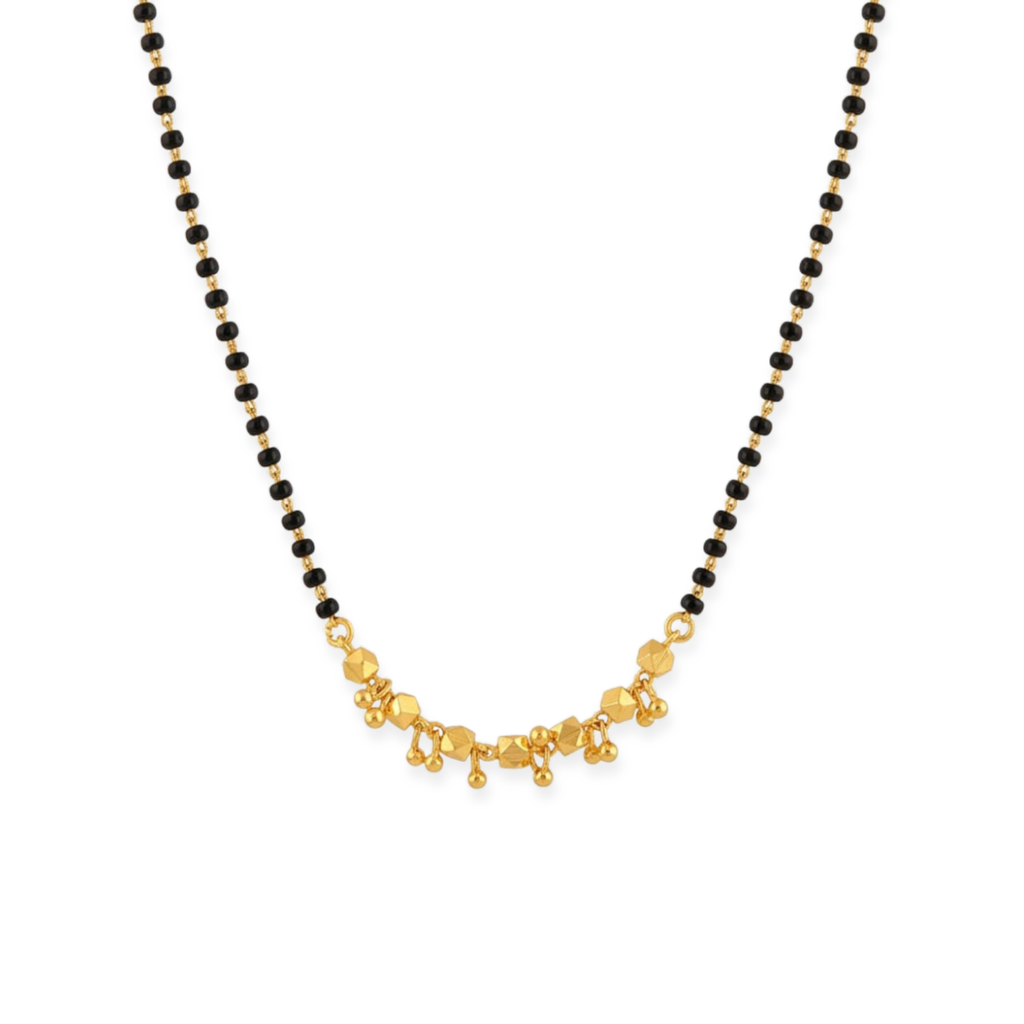 Handmade Ashtapailu Jhalar Mangalsutra | 24 Carat Gold Plated