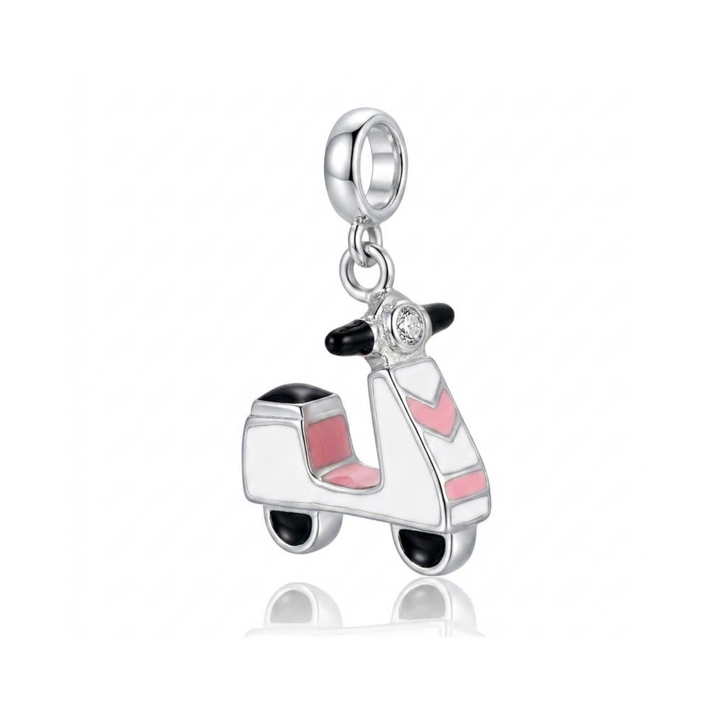925 Silver City Ride Scooter Charm
