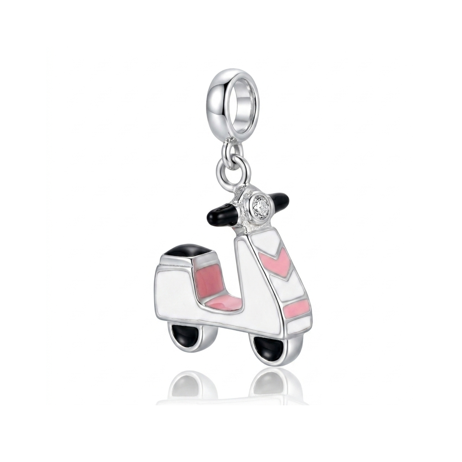 925 Silver City Ride Scooter Charm