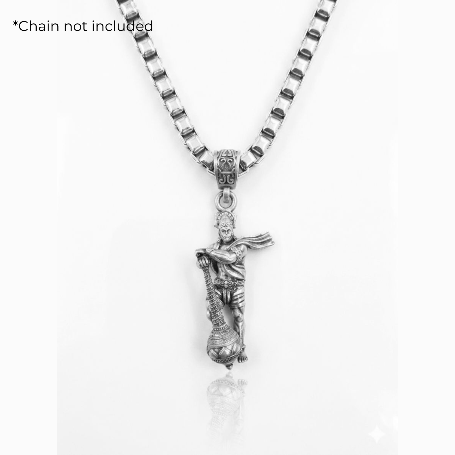 925 Silver Lord Hanuman: The Eternal Warrior Pendant