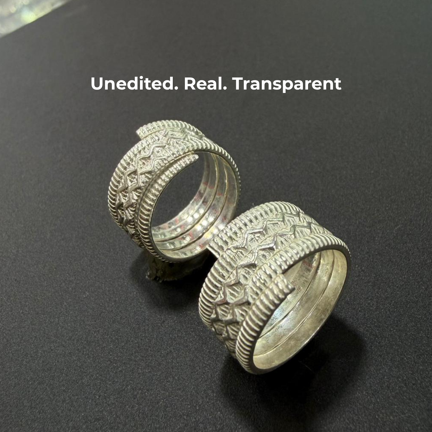 Traditional Textured Band Adjustable 925 Silver Toe Ring