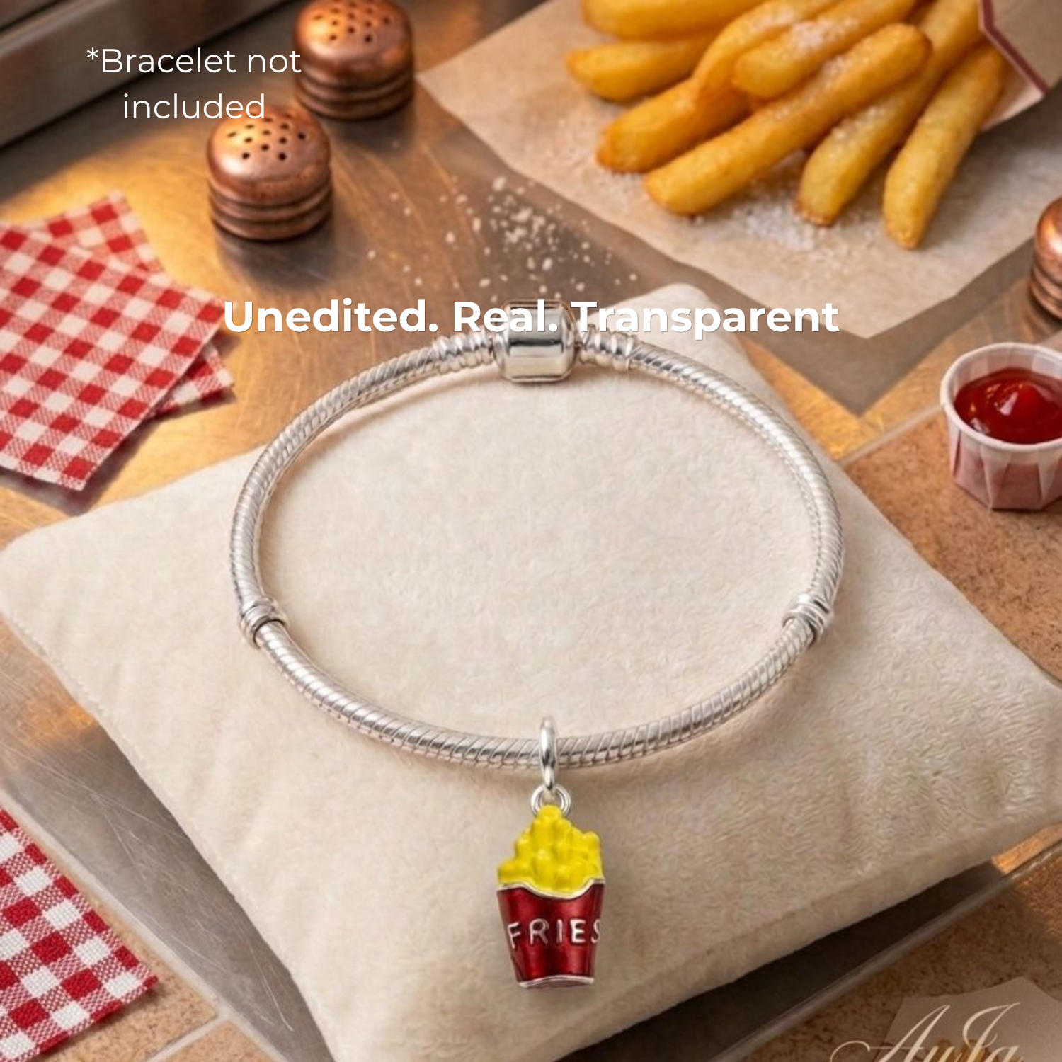 925 Silver Crispy Golden Fries Charm (McDonald's)