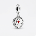 925 Silver Hearts of Care Charm