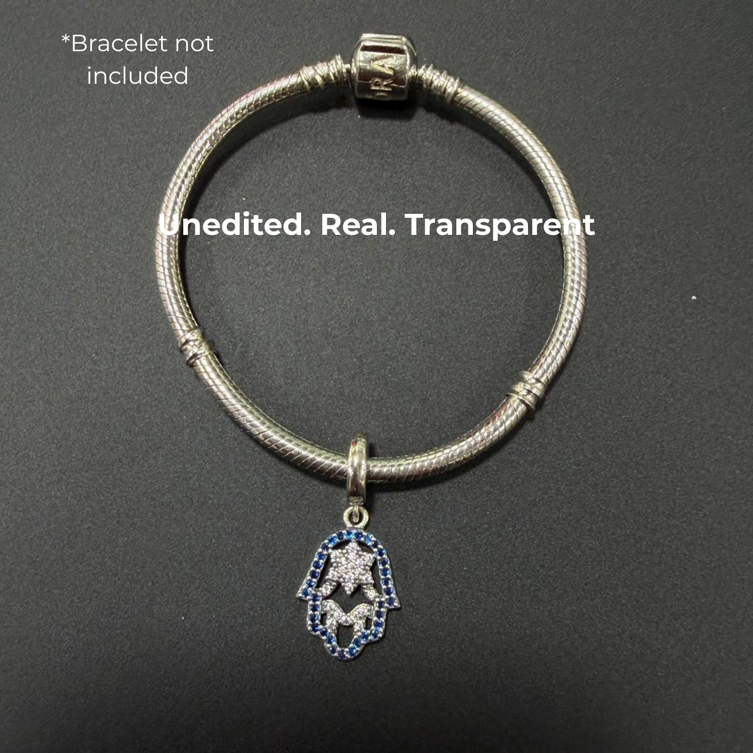 925 Silver Hamsa Protection Charm