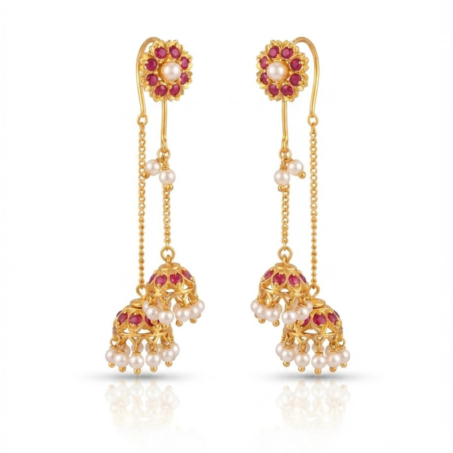 Vaidehi Twin Sui Daga Jhumka (PJD's Jhumka Collection)