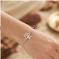 Mahadev Trishul Om Rudraksh Bracelet | 92.5 Sterling Silver