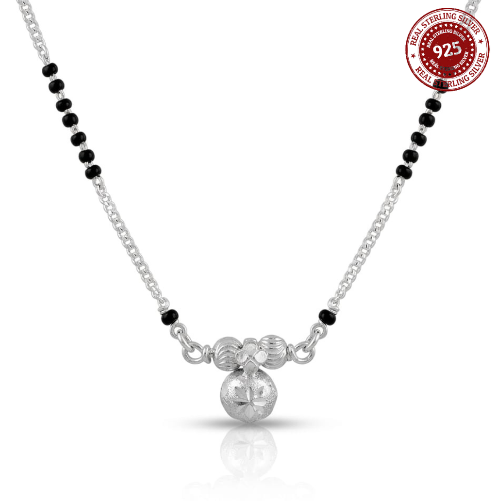 925 Silver Vati Phool Mangalsutra