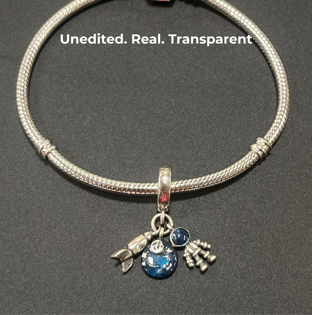 Space Explorer Triple Dangle Charm