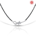 925 Silver Bow Mangalsutra