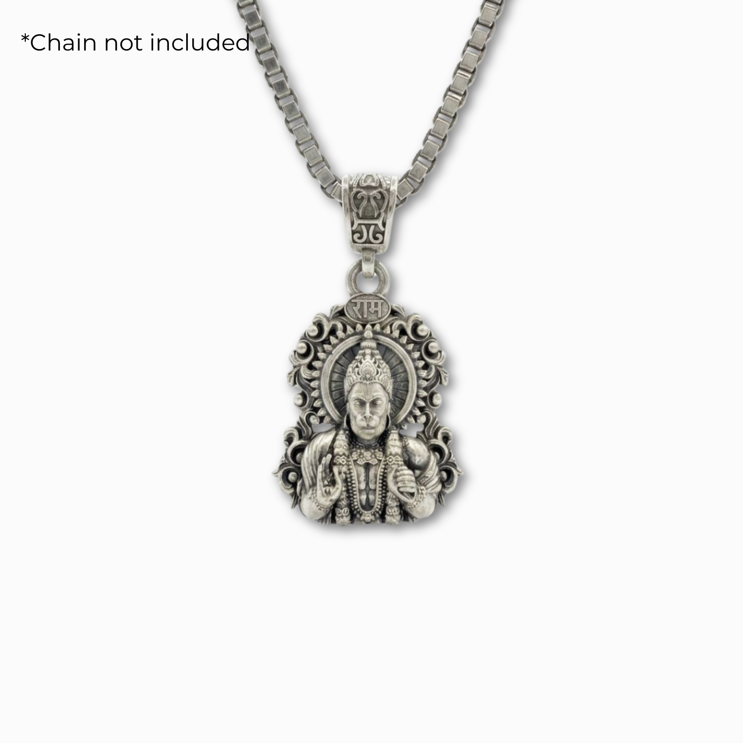 925 Silver The Shri Ram-Stuti Hanuman Amulet: A Symbol of Infinite Devotion