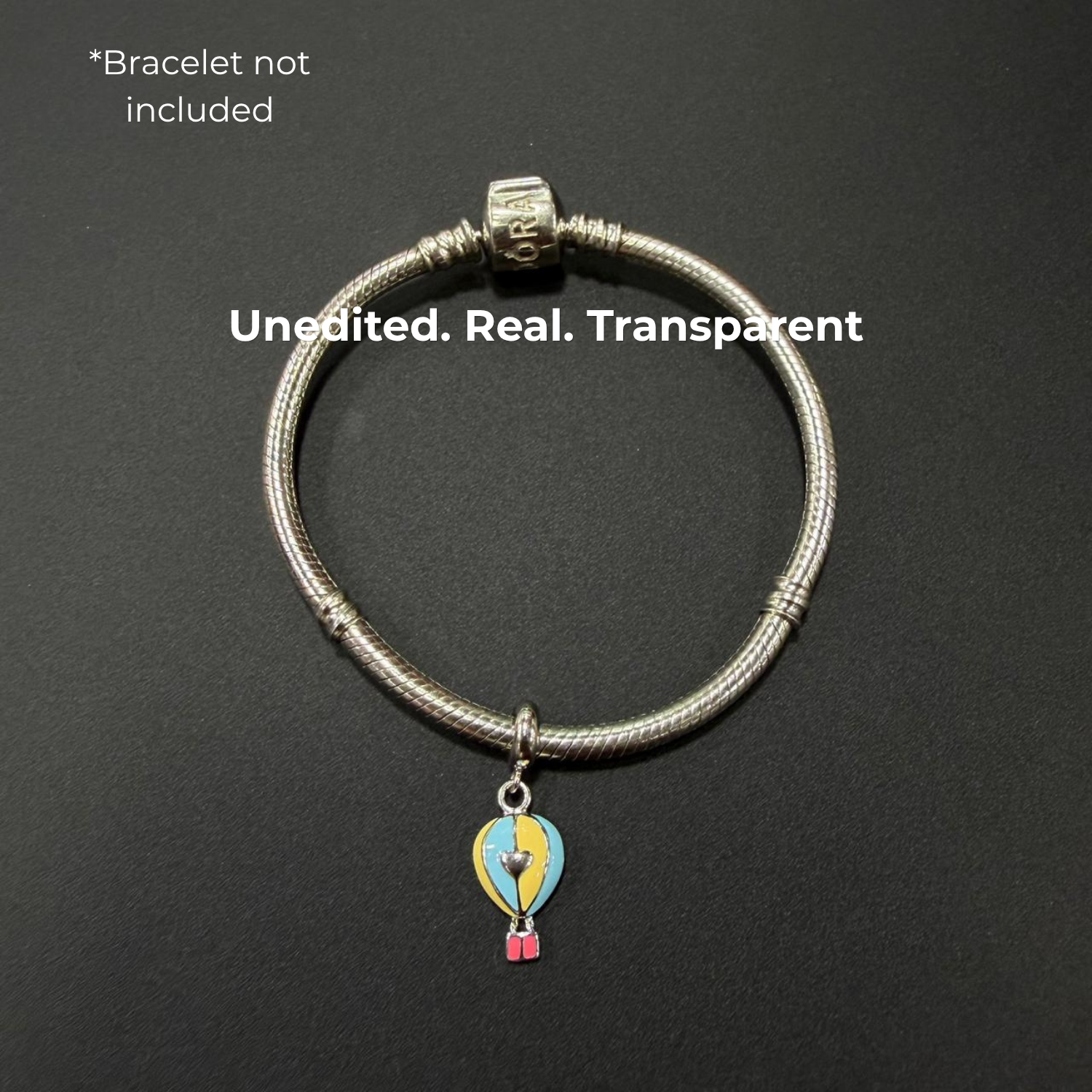 925 Silver Pastel "Adventure is Out There" Balloon Charm