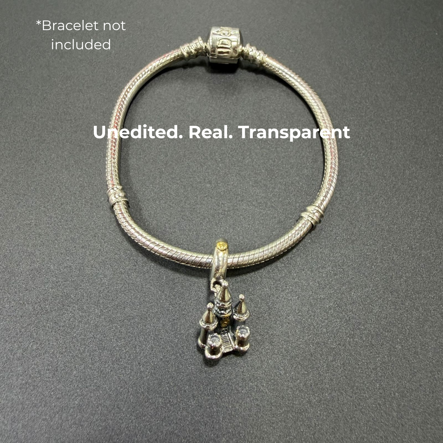 925 Silver Enchanted Fairytale Castle Charm