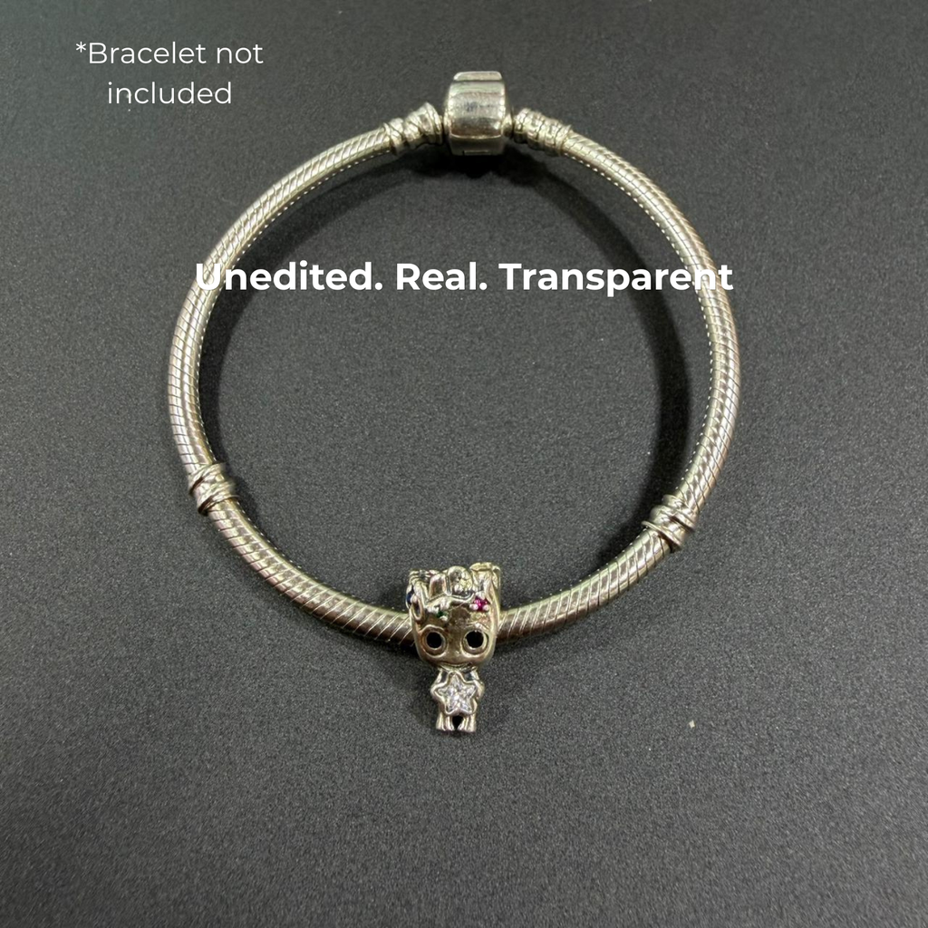 925 Silver Cosmic Forest Guardian Charm