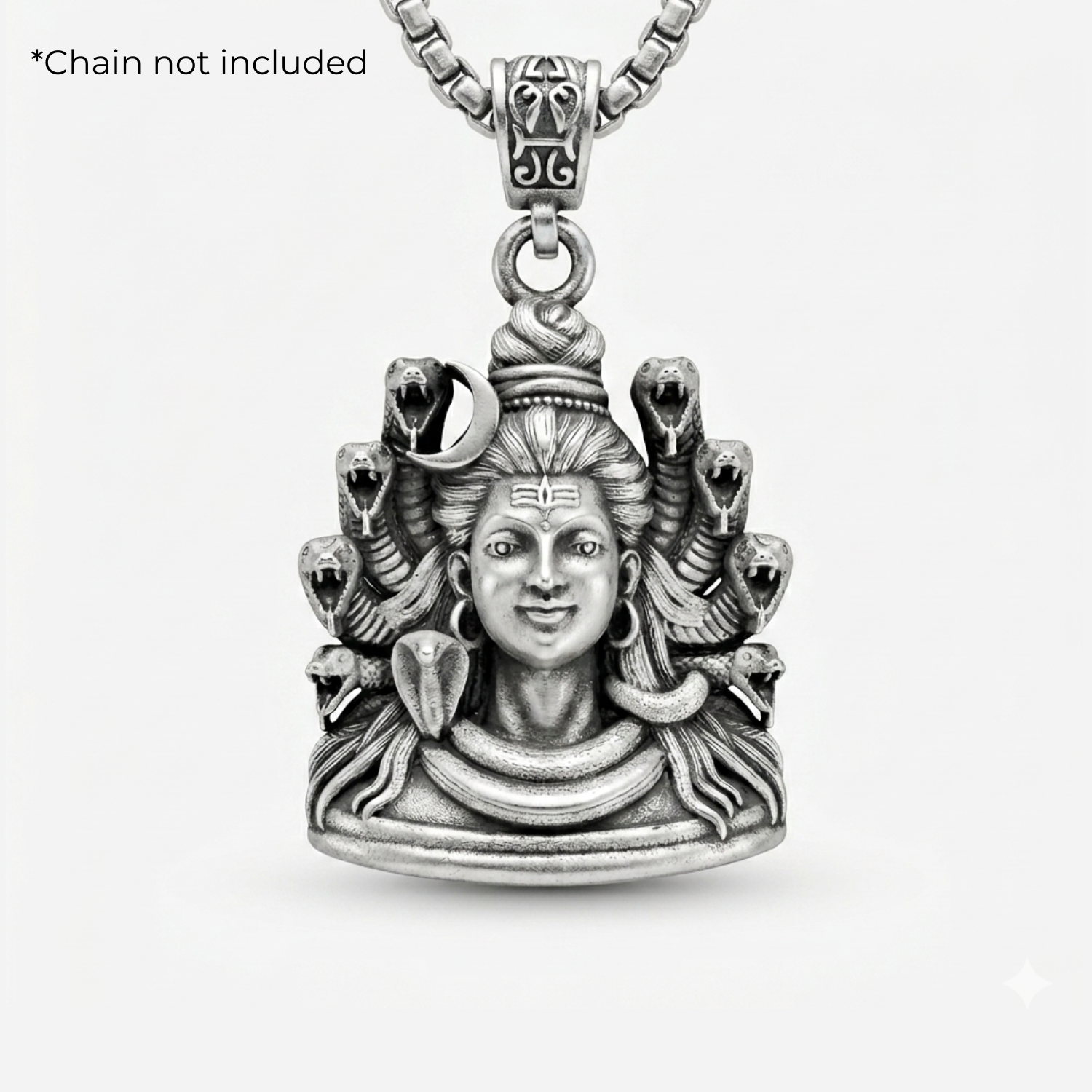 925 Silver Lord Shiva: The Divine Protector Pendant