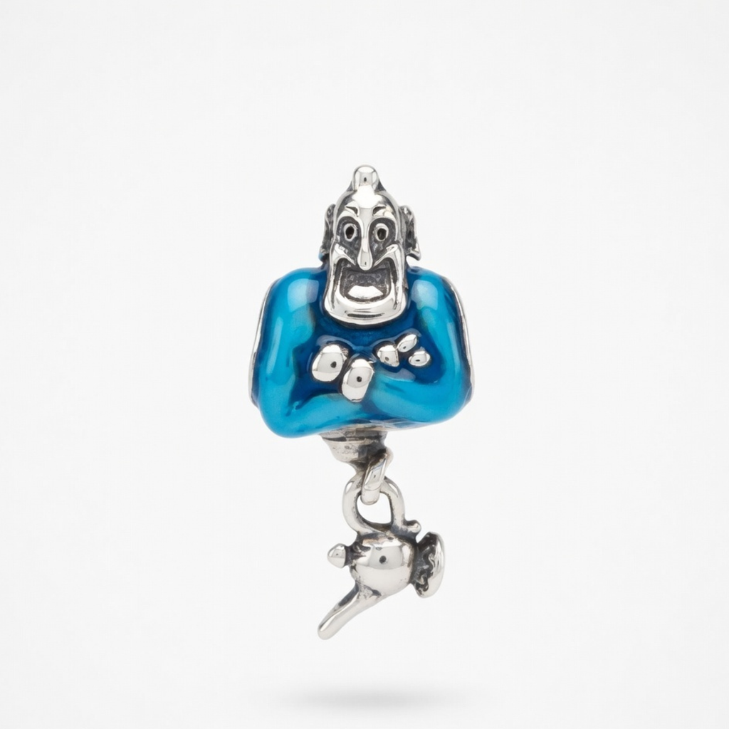 925 Silver Genie Magic Lamp Dangle Charm