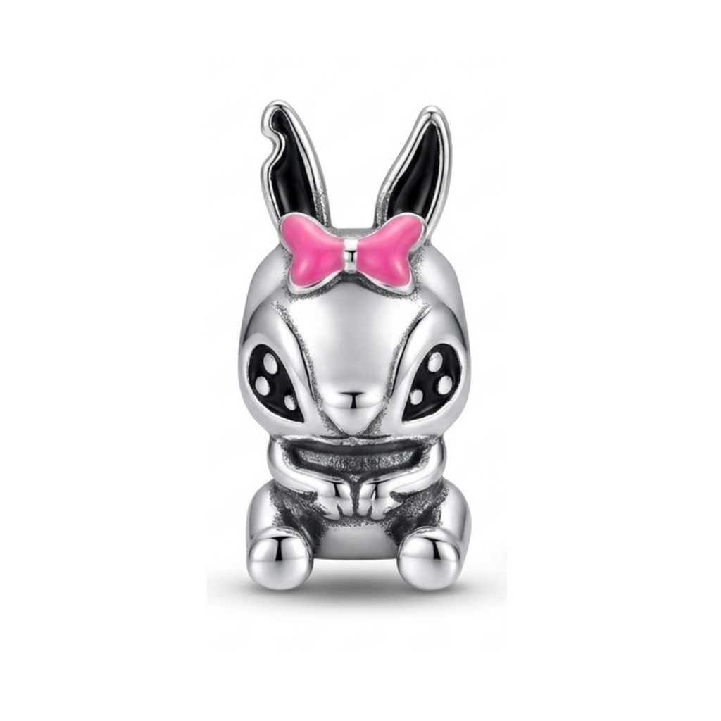 925 Silver Mischievous Alien Cutie Charm