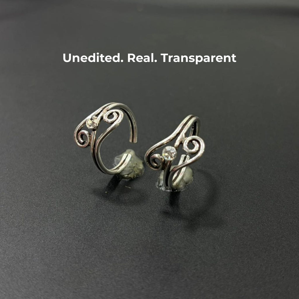 Mayur Solitaire Sterling Silver Jodvi