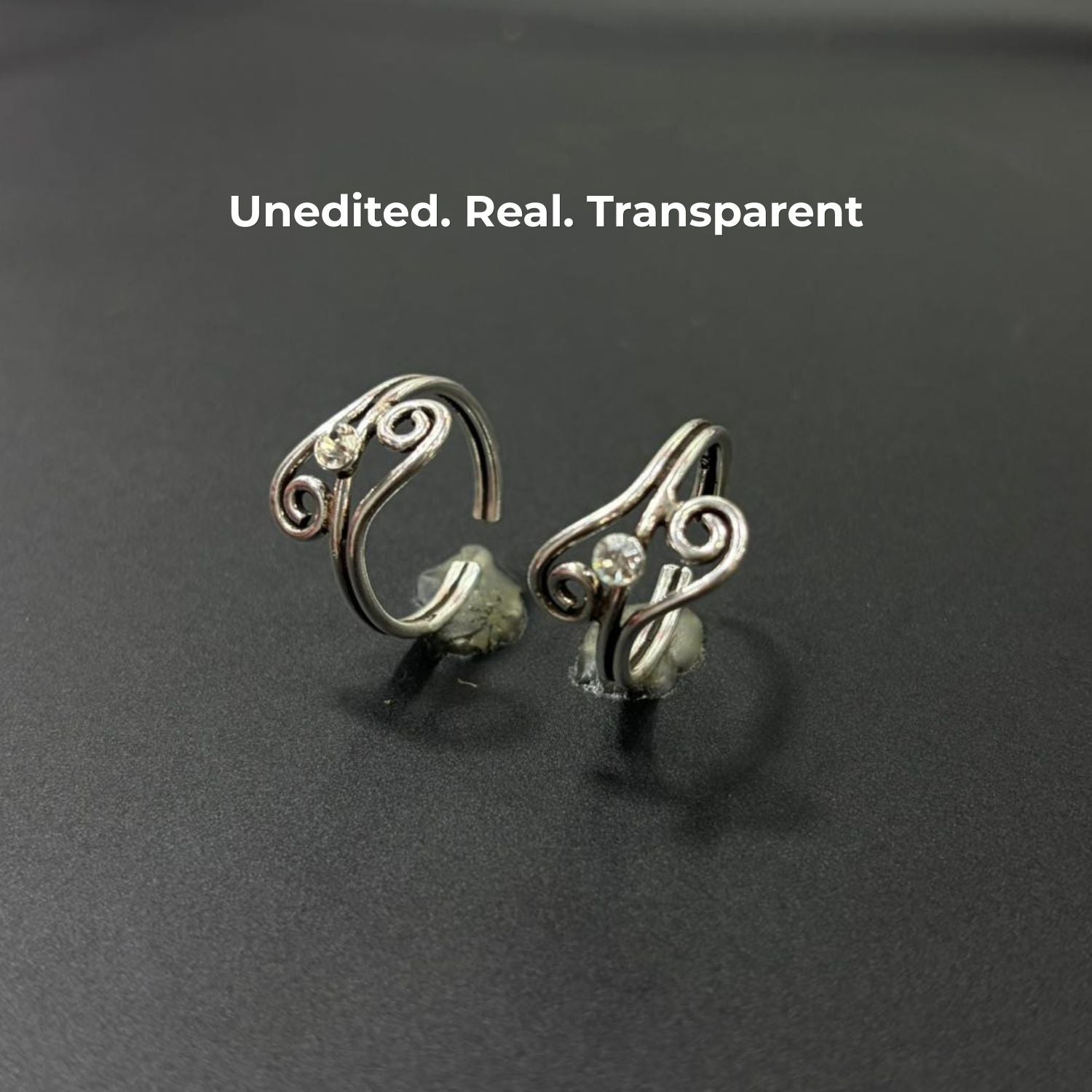 Mayur Solitaire Sterling Silver Jodvi