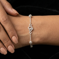 Om Motif Chain Bracelet | 92.5 Sterling Silver