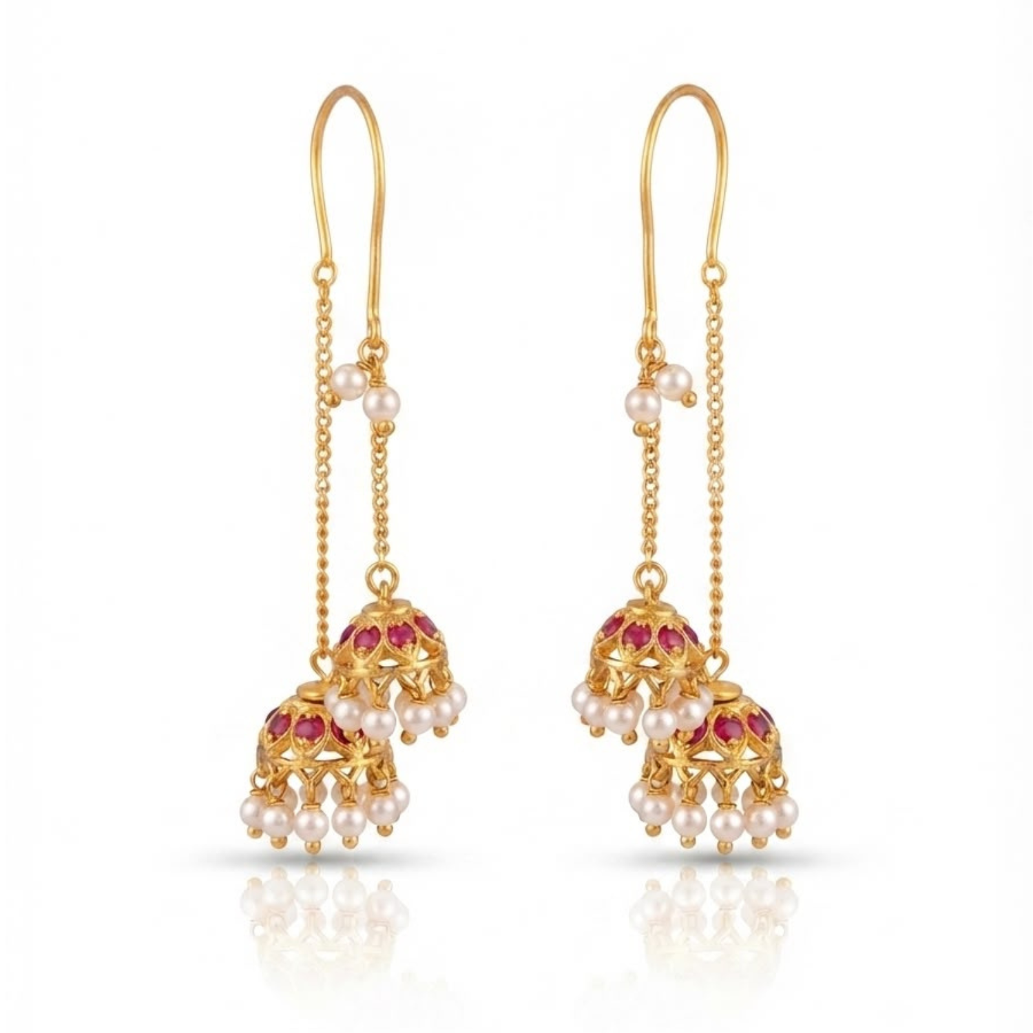 Mrinalini Sui Daga Jhumka (PJD's Jhumka Collection)