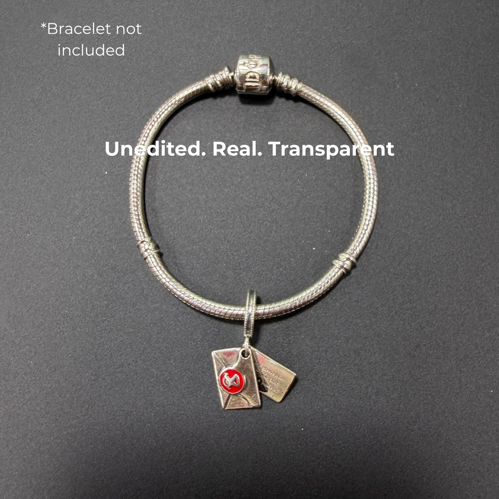 925 Silver Hogwarts Acceptance Letter Dangle Charm