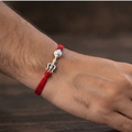 925 Silver Trishul Gada Rakhi