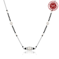 925 Silver Parijat Pearl Mangalsutra