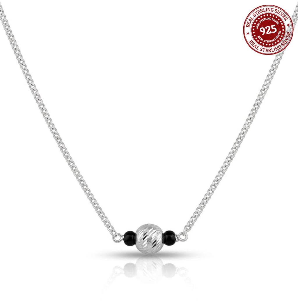 925 Silver Radiant Bead Mangalsutra