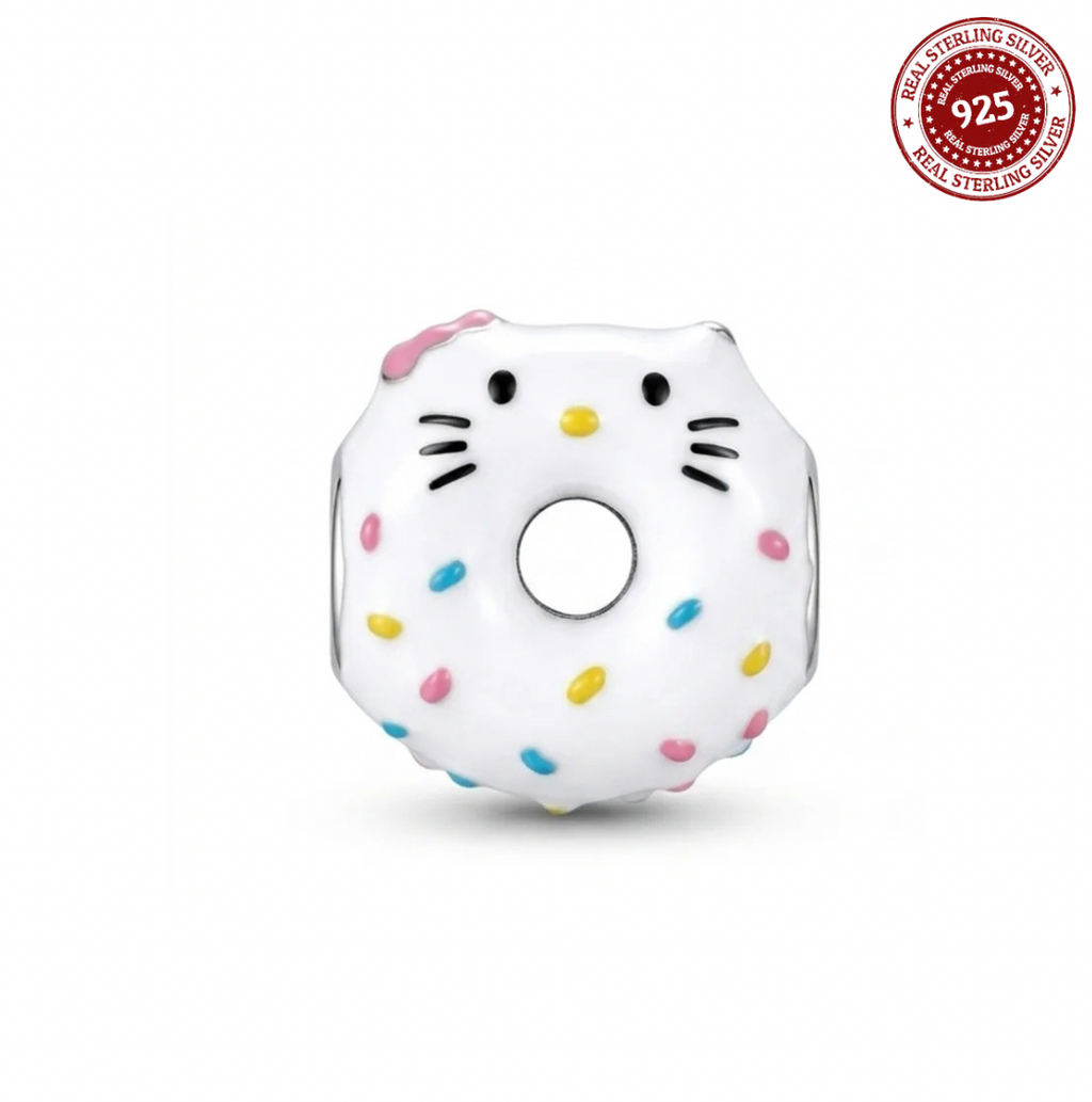 Sweet Treat Kitty Donut Charm