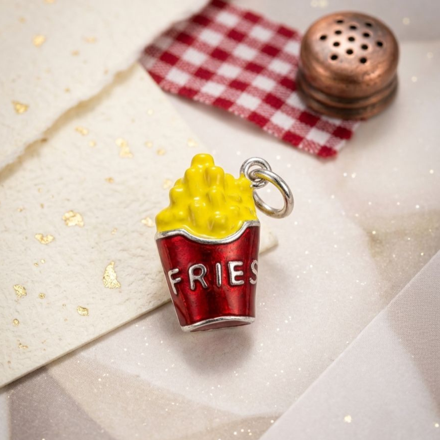925 Silver Crispy Golden Fries Charm (McDonald's)