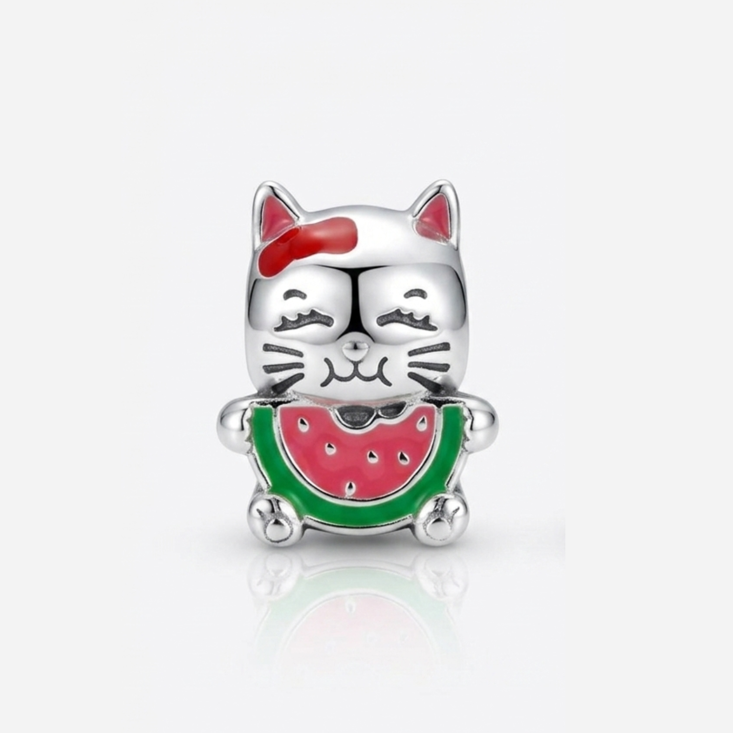 925 Silver Sweet Moments Kitty Charm