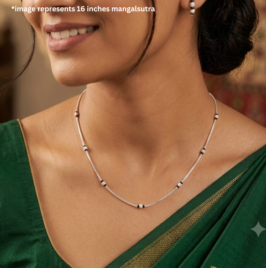 925 Silver Reva Mangalsutra