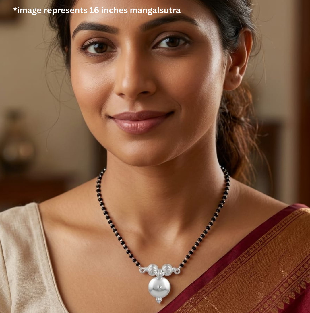 925 Silver Vatee Mangalsutra