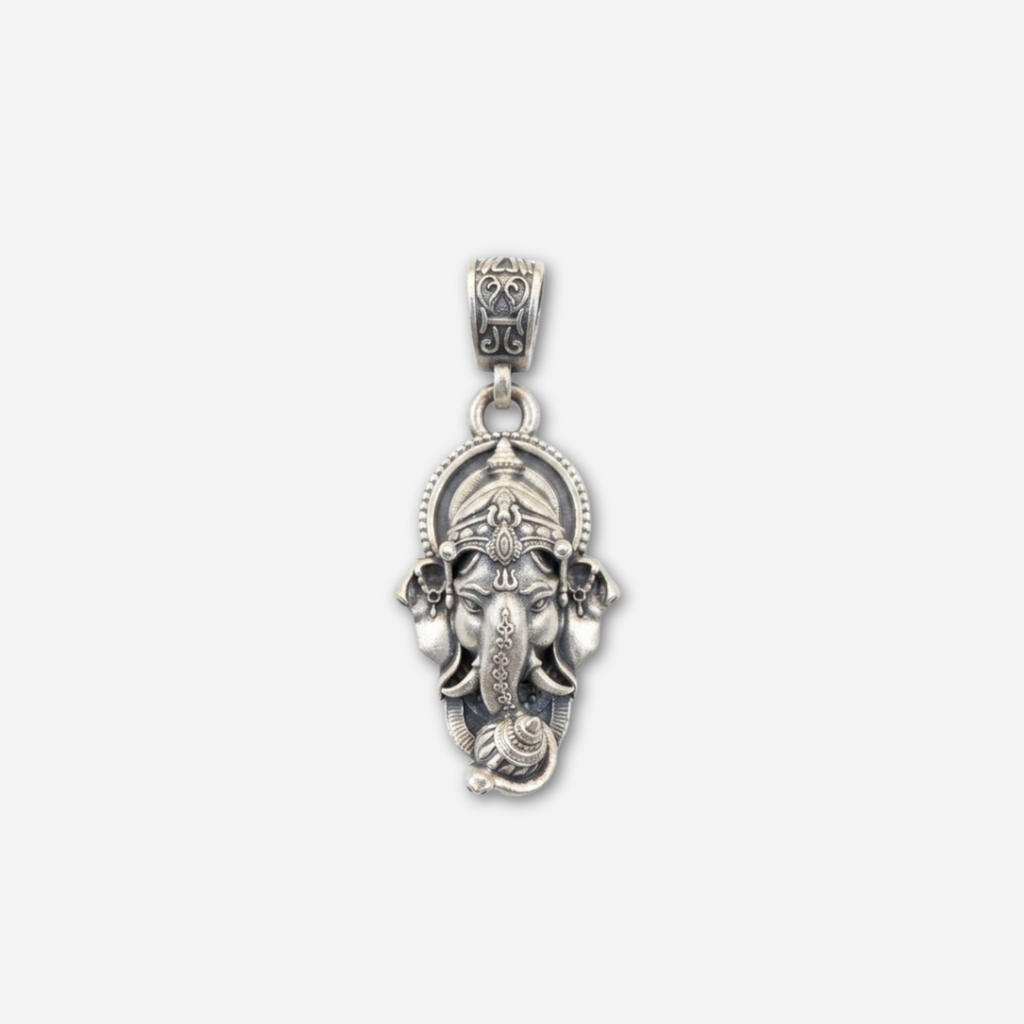 925 Silver Lord Ganesha: The Obstacle Remover Pendant