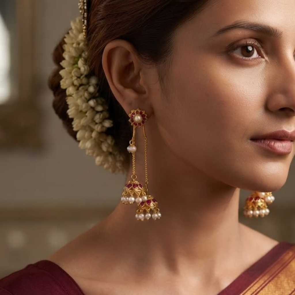 Vaidehi Twin Sui Daga Jhumka (PJD's Jhumka Collection)