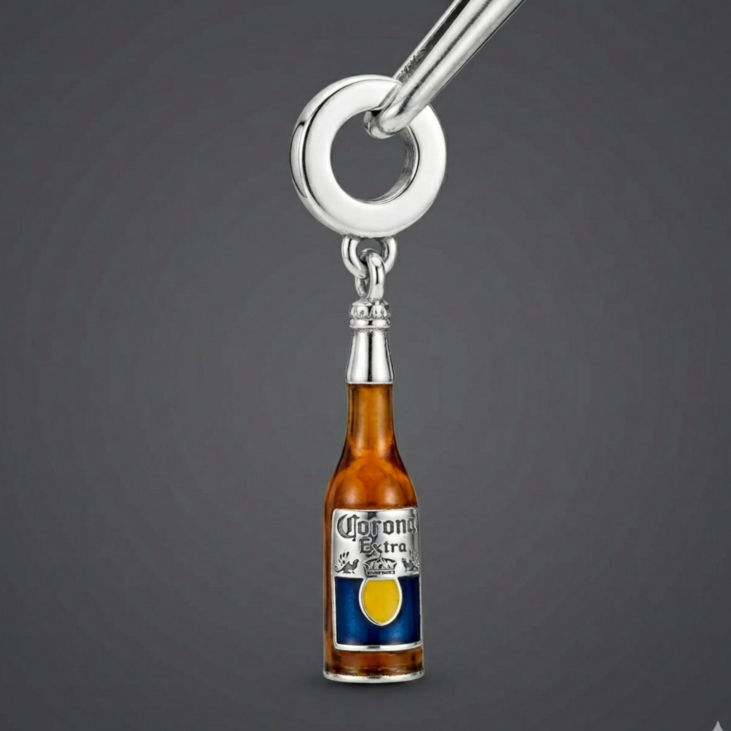 925 Silver Cheers Charm – Beer Bottle