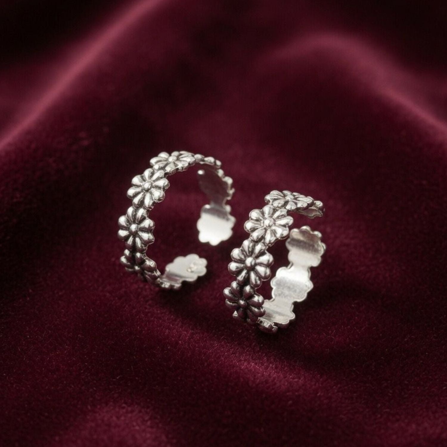 Bakuli Oxidized Sterling Silver Jodvi