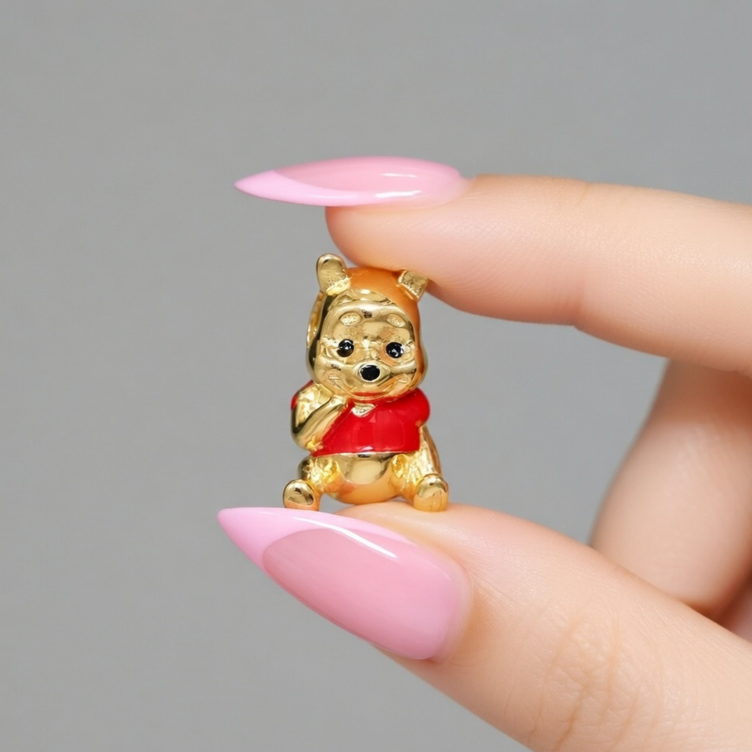 925 Silver Heartful "Bear" Charm