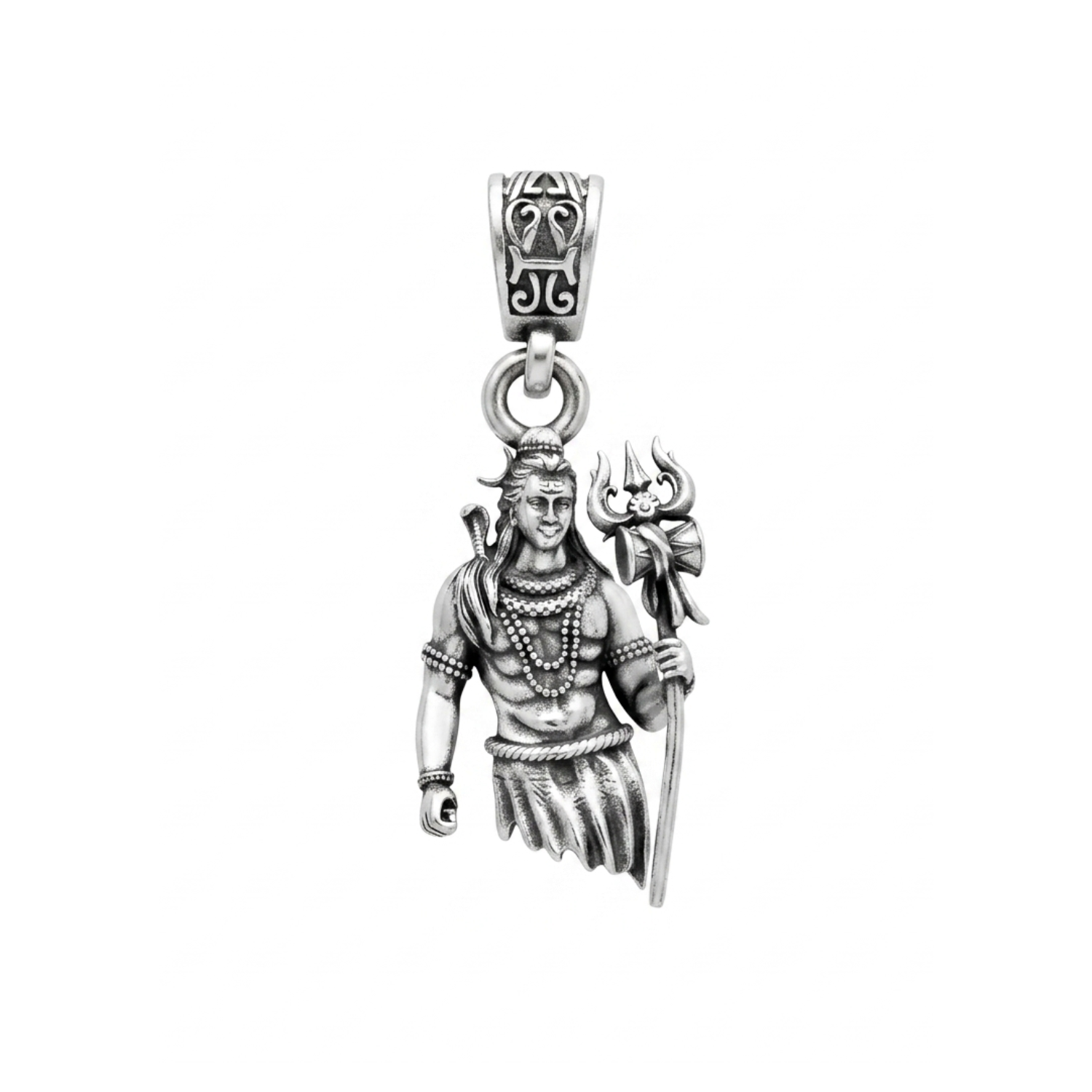 925 Silver Lord Shiva: The Divine Guardian Pendant