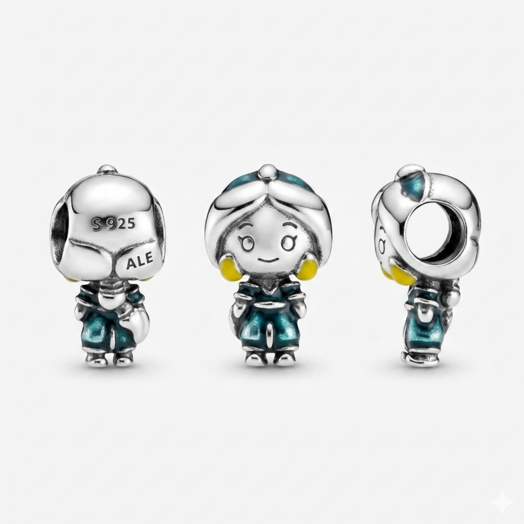 925 Silver Desert Dream Princess Charm