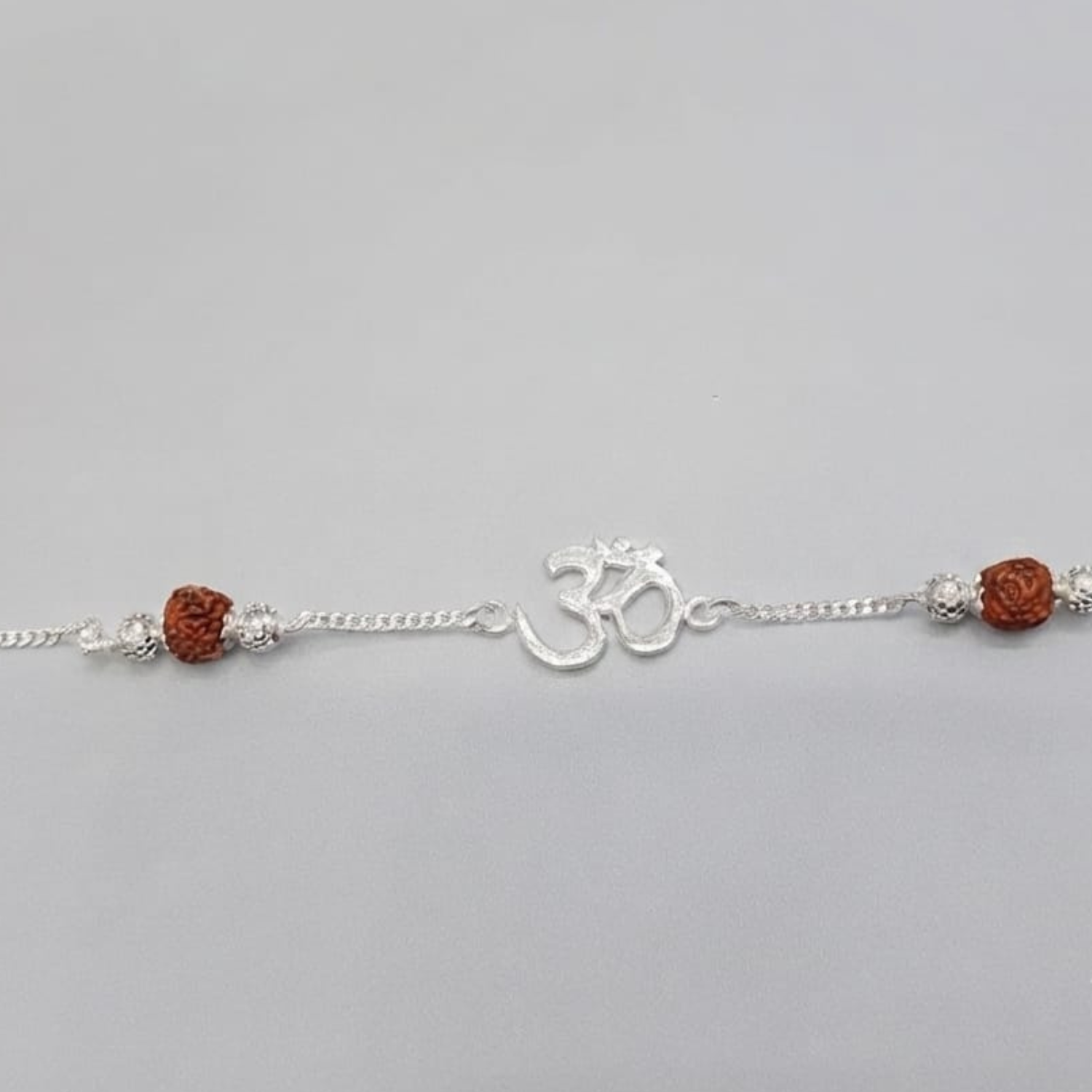Om Rudraksh Bracelet | 92.5 Sterling Silver