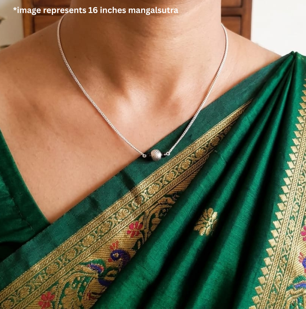 925 Silver Radiant Bead Mangalsutra