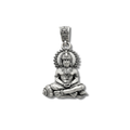 925 Silver The Vir Hanuman Amulet: Strength in Serenity
