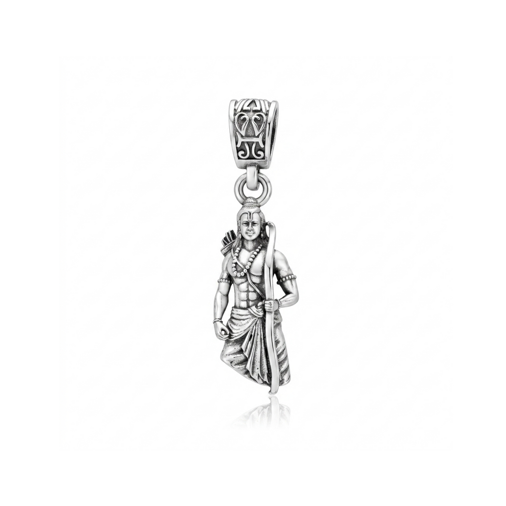 925 Silver The Kodanda Rama Pendant: The Divine Warrior