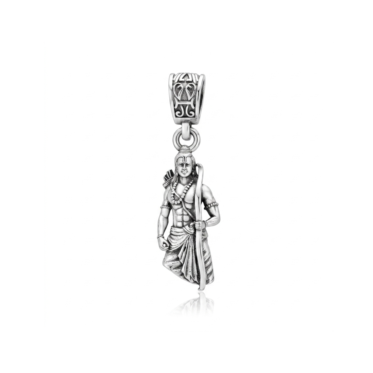 925 Silver The Kodanda Rama Pendant: The Divine Warrior