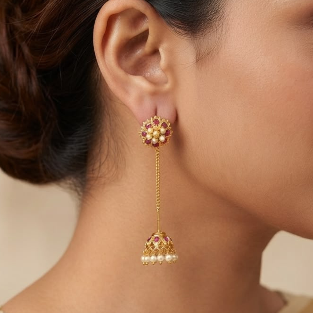 Vaidehi Sui Daga Jhumka (PJD's Jhumka Collection)