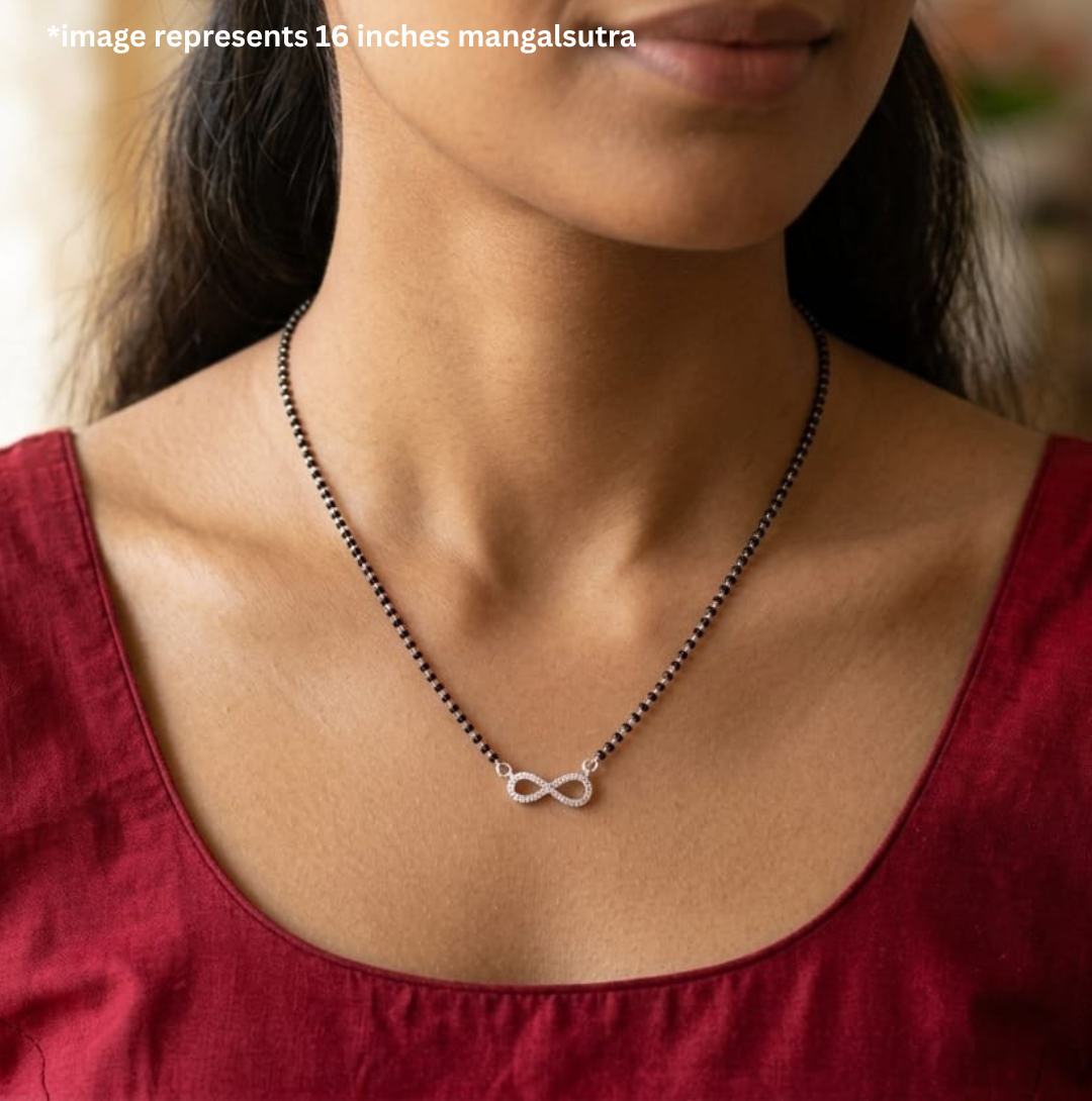 925 Silver Infinity Mangalsutra
