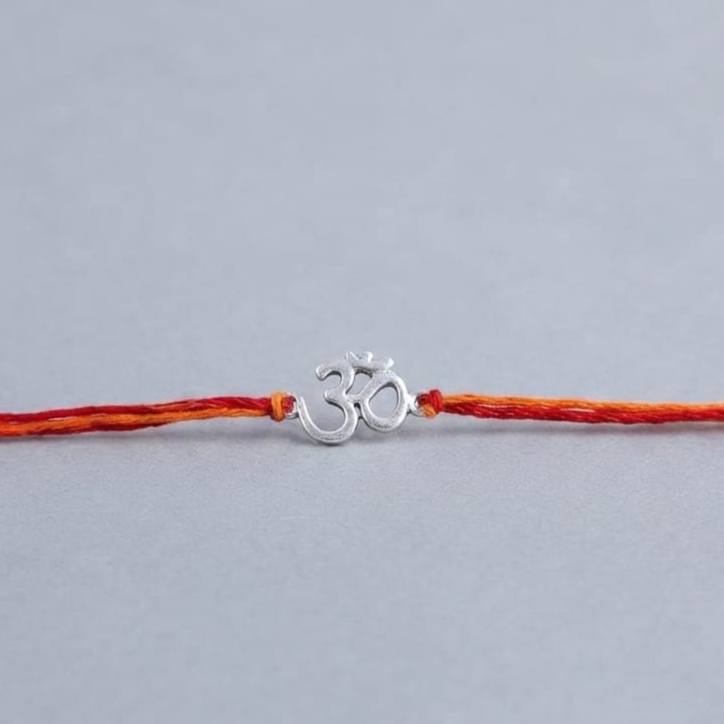 925 Silver Om Rakhi